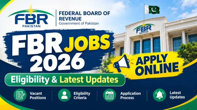 FBR Jobs 2026