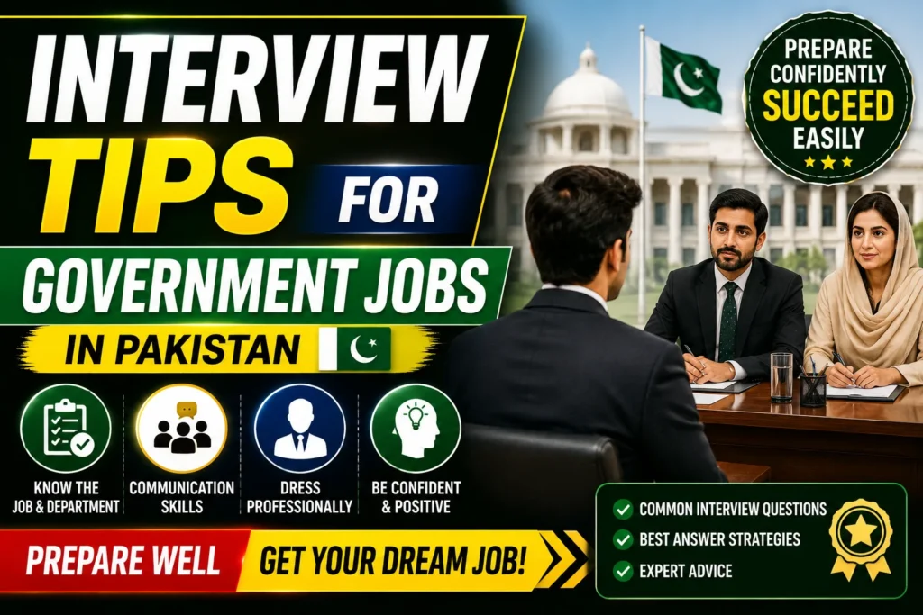 Interview Tips For Government Jobs