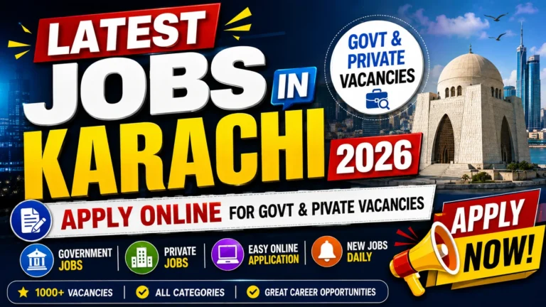 Latest Jobs in Karachi