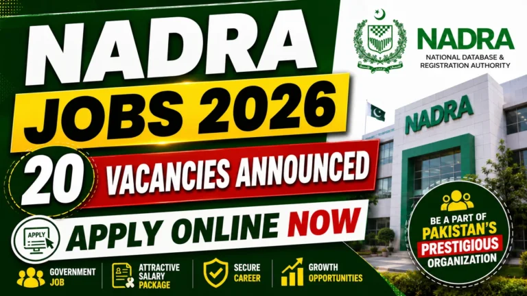 Nadra Jobs 2026
