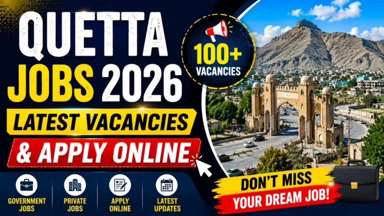 Quetta Jobs 2026
