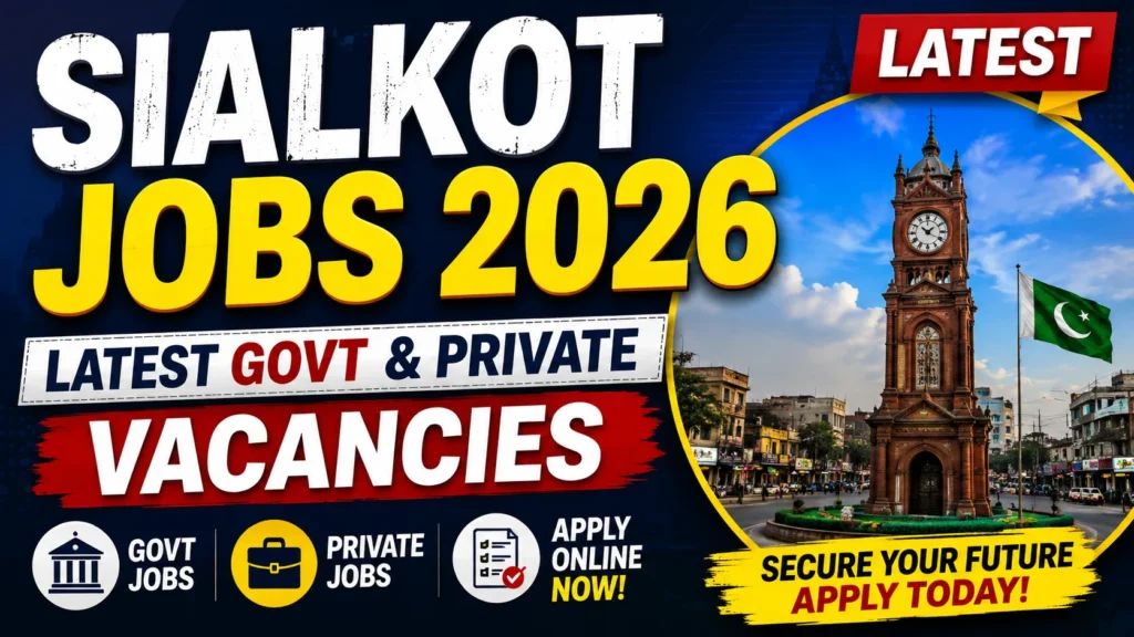 Sialkot Jobs 2026 