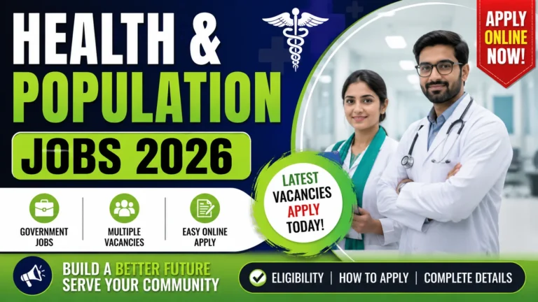 Health and Population Jobs