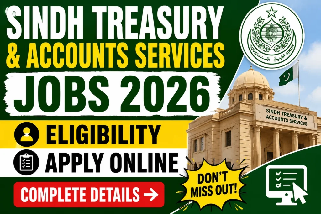 Sindh Treasury & Accounts Services Jobs
